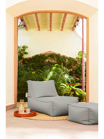 Magma Heimtex Worek outdoorowy "Korfu" w kolorze szarym do siedzenia - 65 x 35 x 55 cm