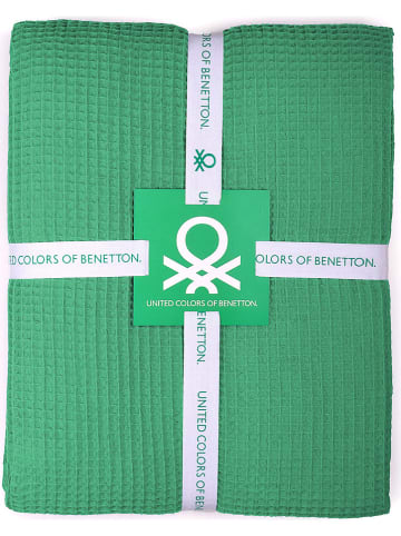 Benetton Plaid groen - (L)190 x (B)140 cm