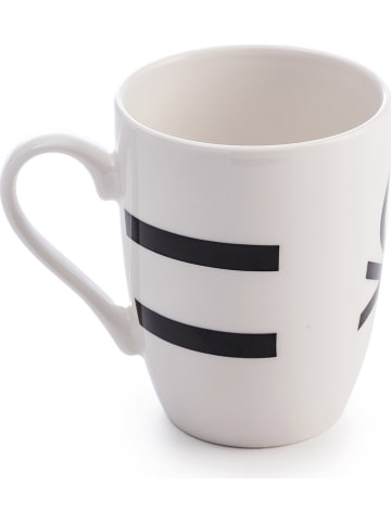 Benetton Kubki (4 szt.) w kolorze biało-czarnym - 360 ml