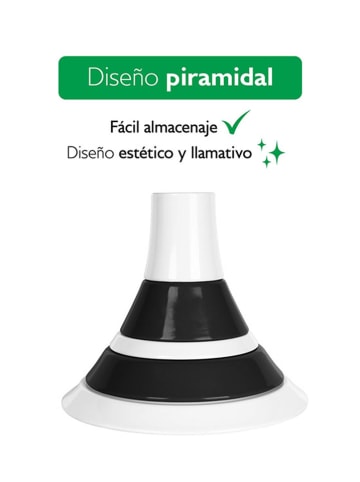 Benetton 5tlg. Geschirr-Set in Schwarz/ Weiß