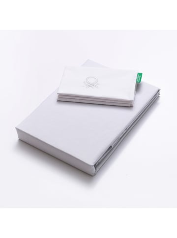 Benetton 2-delige beddengoedset wit