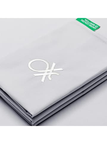 Benetton 2tlg. Bettwäsche-Set in Hellgrau