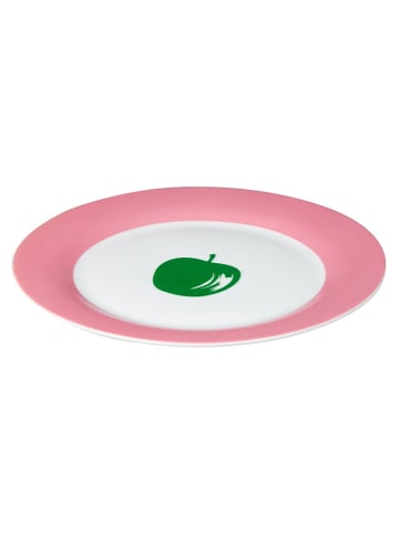 Benetton 4-delige set: dinerborden lichtroze/groen - Ø 26,5 cm