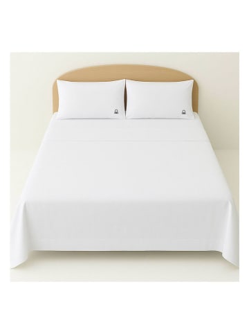 Benetton 4-delige set: bedlaken en kussenslopen wit