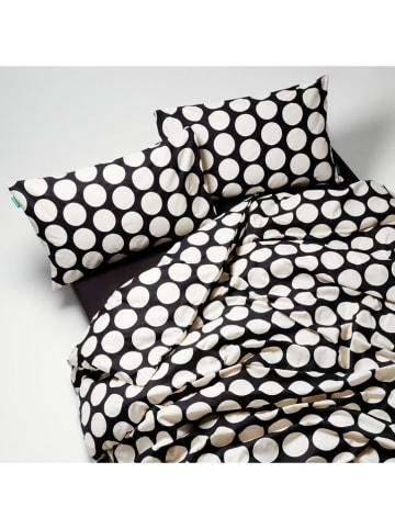 Benetton 4-delige beddengoedset wit/zwart