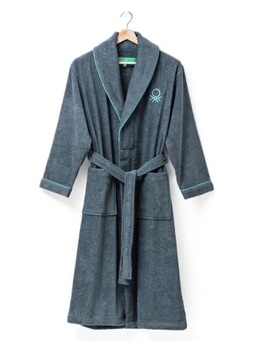 Benetton Bademantel in Grau