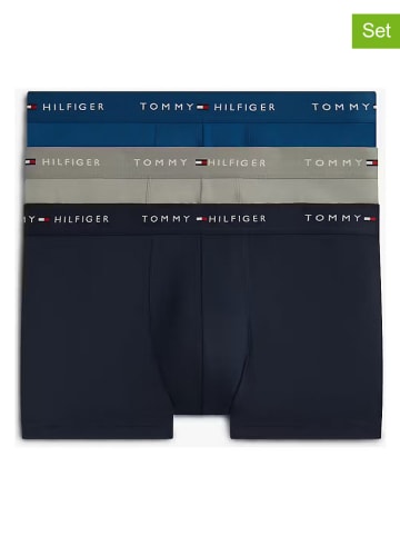 Tommy Hilfiger 3-delige set: boxershorts blauw/grijs/donkerblauw
