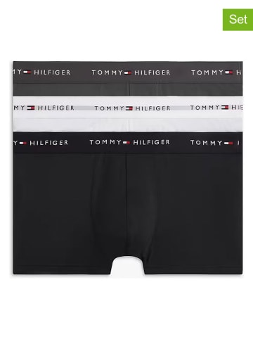 Tommy Hilfiger Bokserki (3 pary) w kolorze szarym, czarnym i białym