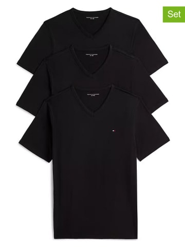 Tommy Hilfiger Koszulki (3 szt.) w kolorze czarnym