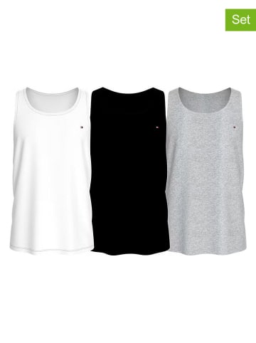 Tommy Hilfiger 3-delige set: tops wit/zwart/lichtgrijs