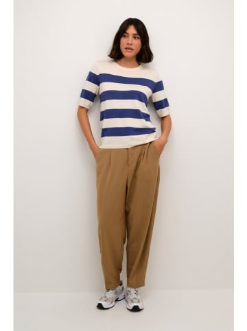 Kaffe Sweter w kolorze kremowo-granatowym