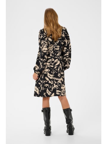 Kaffe Jurk zwart/beige