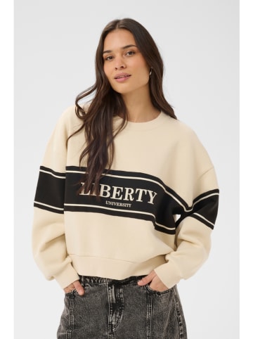 Kaffe Sweatshirt in Beige