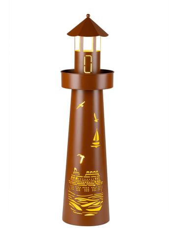 Garden Hero Decoratieve ledlamp koperkleurig - (H)80 x Ø 20 cm