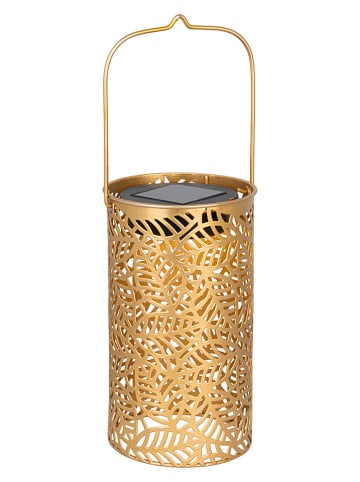 Garden Hero Ledsolarlantaarn goudkleurig - (H)18 x Ø 10 cm
