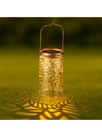 Garden Hero LED-Solar-Laterne in Gold - (H)18 x Ø 10 cm