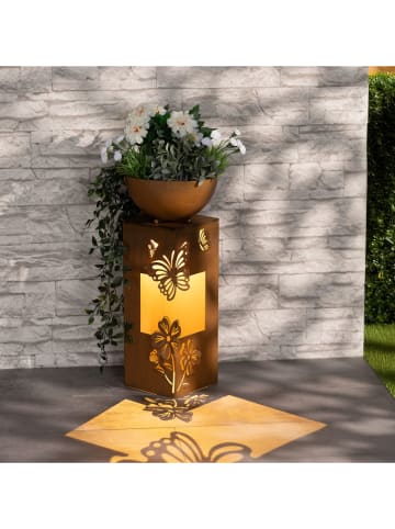 Garden Hero Pflanzgefäß in Hellbraun - (B)25 x (H)59 x (T)25 cm