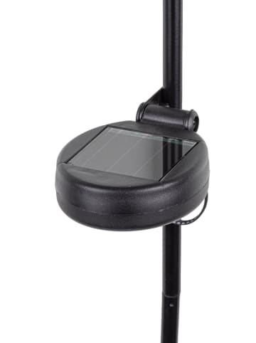 Garden Hero Solarna lampa ogrodowa LED w kolorze czarno-pomarańczowym - wys. 90 x Ø 15 cm