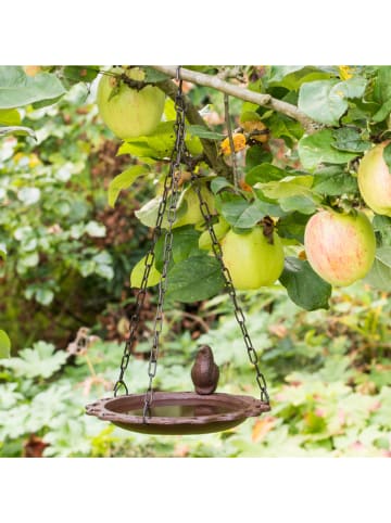 Garden Hero Vogeltränke in Antikbraun - (B)20,5 x (H)36,5 x (T)19 cm