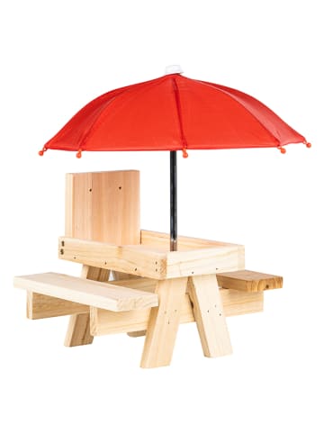 Garden Hero Eichhörnchen-Futterstation in Natur - (B)18 x (H)21,2 x (T)17,2 cm