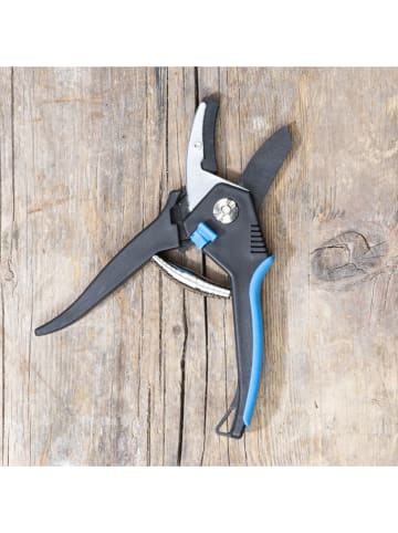 Garden Hero Ambossschere in Schwarz/ Blau - (L)20 x (B)6 cm