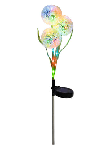 Garden Hero Solarna lampa ogrodowa LED "Flower" w kolorze zielono-żółtym - wys. 72 cm