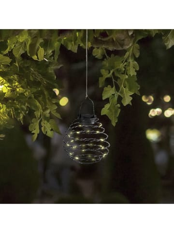 Garden Hero Solarna lampa ogrodowa LED w kolorze czarnym - wys. 20 x Ø 14 cm