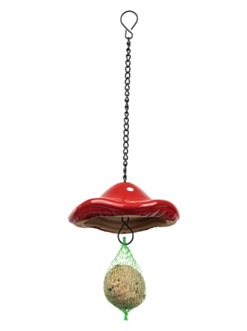 Garden Hero Vogelvoerhouder rood - (L)27 x Ø 15 cm