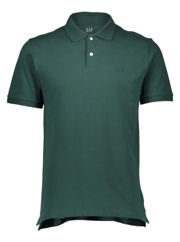 GAP Koszulka polo w kolorze zielonym
