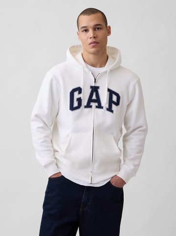 GAP Sweatjacke in Weiß
