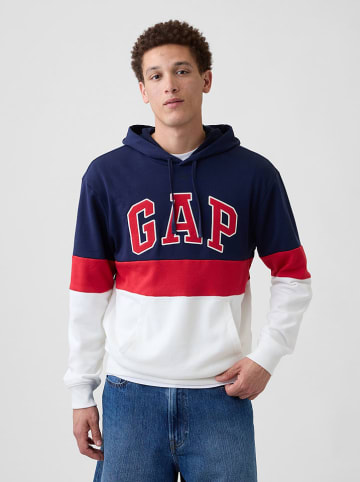 GAP Bluza w kolorze granatowo-czerwono-białym