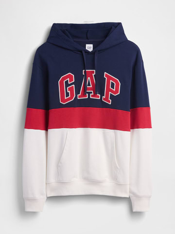 GAP Bluza w kolorze granatowo-czerwono-białym