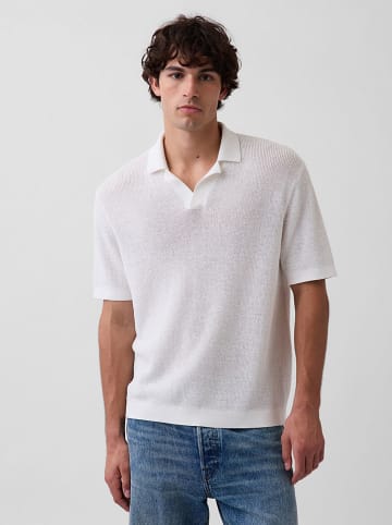GAP Koszulka polo w kolorze białym