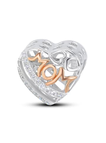 CHARM'S Rosévergold. Bead mit Edelsteinen