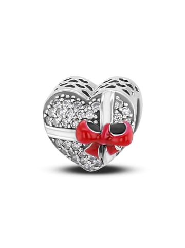 CHARM'S Silber-Bead mit Edelsteinen