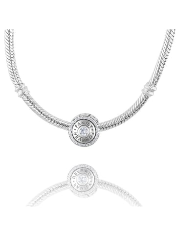 CHARM'S Silber-Bead mit Edelsteinen