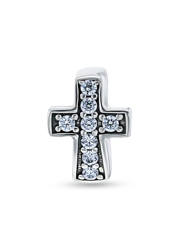CHARM'S Silber-Bead mit Edelsteinen