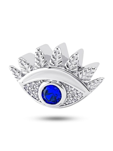 CHARM'S Zilveren bead met edelstenen