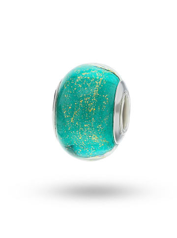 CHARM'S Silber-Bead mit Muranoglas