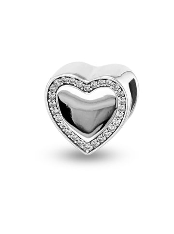 CHARM'S Zilveren bead met edelstenen