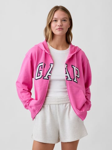 GAP Sweatjacke in Pink