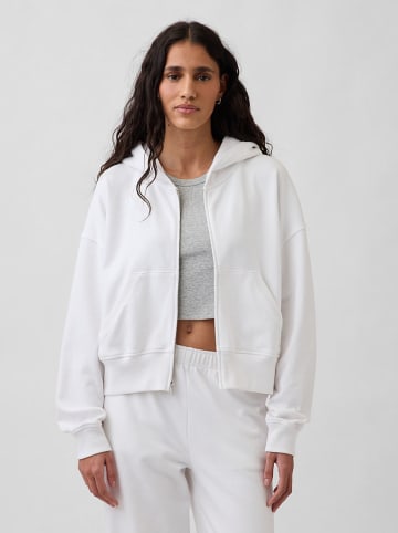 GAP Sweatjacke in Weiß