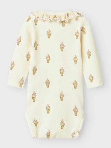 Lil Atelier Body "Gavo" w kolorze beżowo-kremowym