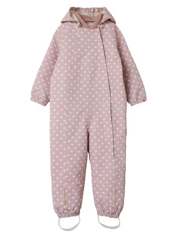 Lil Atelier Regenoverall "Flamint" in Rosa