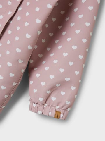 Lil Atelier Regenoverall "Flamint" in Rosa