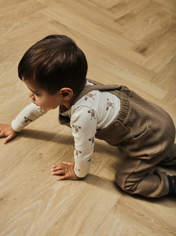 Lil Atelier Ogrodniczki "London" w kolorze jasnobrązowym