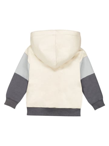 Dirkje Sweatjacke in Creme/ Grau