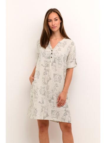 Kaffe Linnen jurk beige
