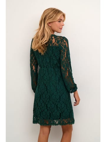 Cream Kleid in Grün