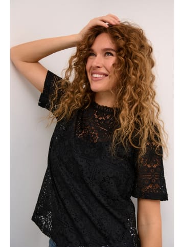 Kaffe Bluse in Schwarz